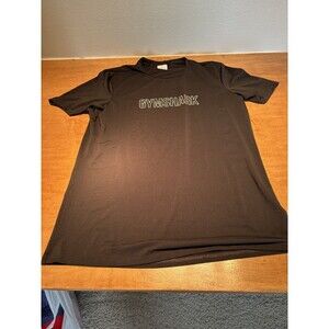 Gymshark Black  Gym Trainer T-shirt - Mens Size Large